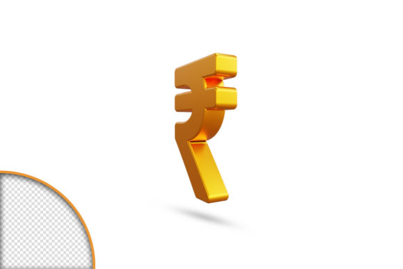 3d Icon Rupee