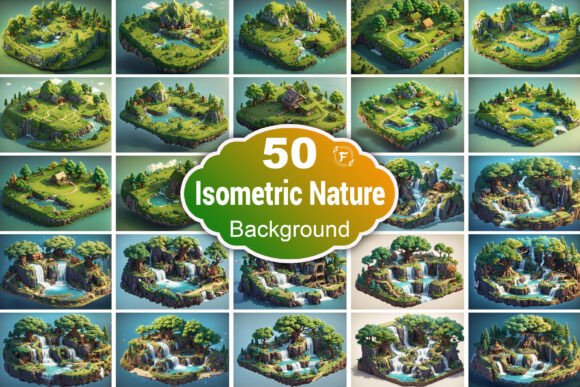 3D Isometric Nature Environment: Strategic Visual Assets for Modern Creators