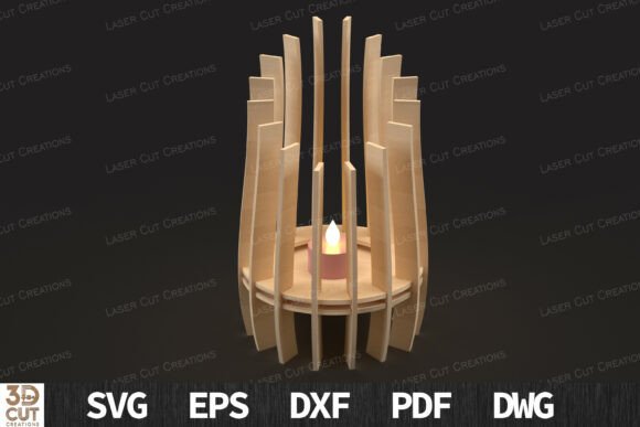 3D Laser Cut Candle Lantern: Elevating Ambient Design with Precision Craft