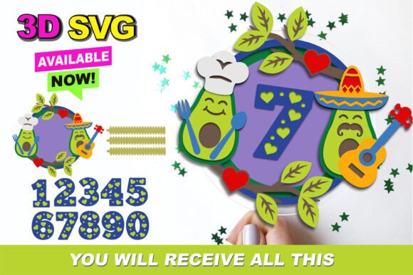 Mastering the Art of Digital Crafting: A Comprehensive Guide to Avocado Cake Topper 3D SVG Files