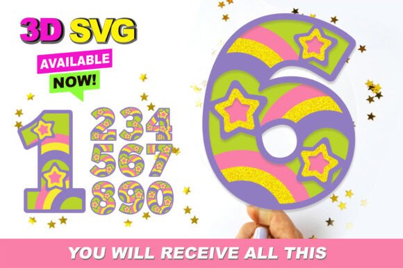 Rainbow Numbers 3D SVG: A Comprehensive Evaluation for Digital Crafters