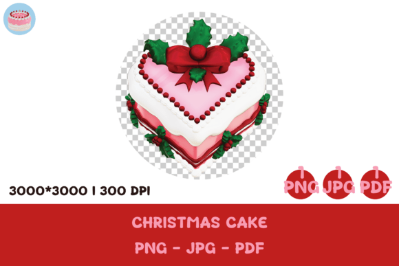 Transforming Digital Design with 3D Christmas Cake Clipart Png Assets