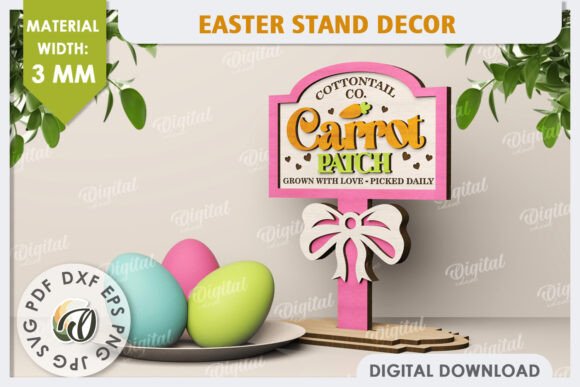 Transforming Digital Files into Immersive Spaces: The Ultimate Guide to 3D Easter Decor Laser Cut. Easter Stand